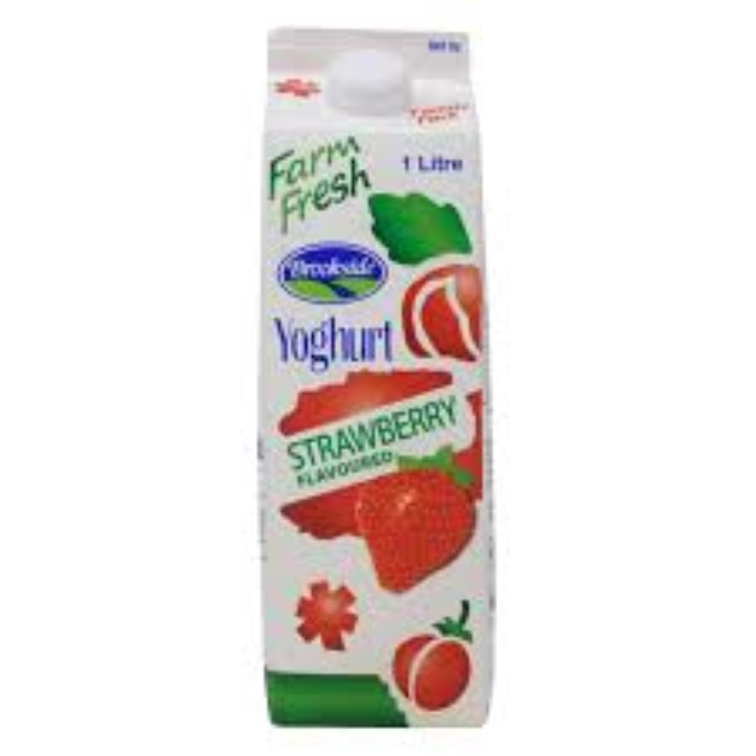 BROOKSIDE STRAWBERRY YOGHURT 1LT